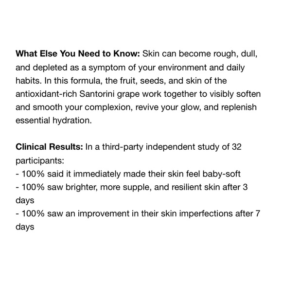 NEW Korres Santorini Grape Velvet Skin Drink 15ml - Picture 7 of 7